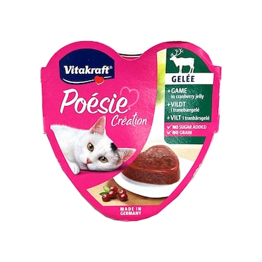 Vitakraft Poesie Creation +Game In Cranberry Jelly 85g