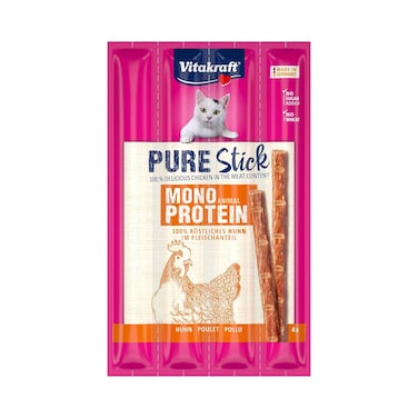 Vitakraft Treats Pure Stick Chicken 5gx4 Pieces
