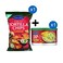 Santa Maria Tortilla Chips Crispy Corn Cheese And Jalapeno 185g + Santa Maria Dipping Sauce Tex Mex Style 250g