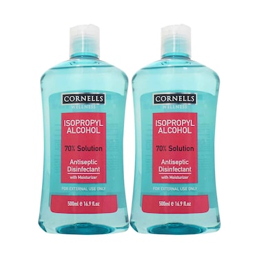 Cornells Isopropyl Antiseptic Disinfectant 500mlx2 Pieces