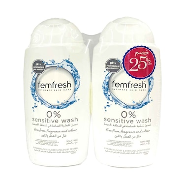 Fem Fresh Sensitive Wash 250mlx2 Pieces