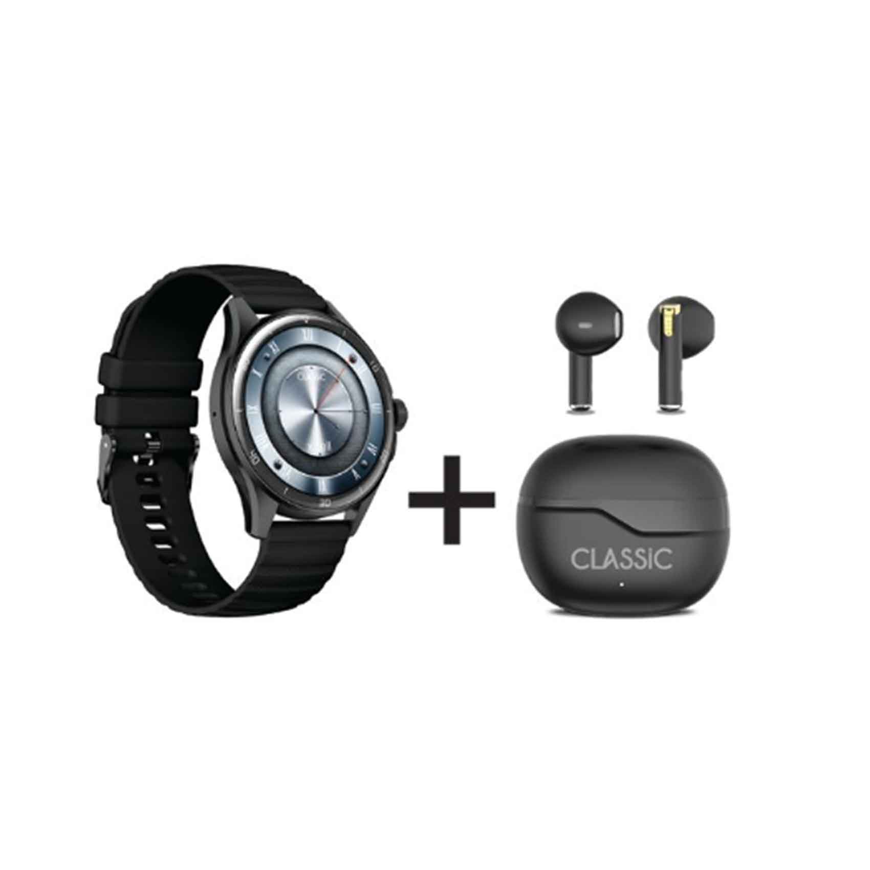 X.Cell Watch with Black Strap + X.Cell Classic