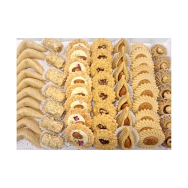 Moroccan Sweets Mixed Plate Almonds+Sable 250g