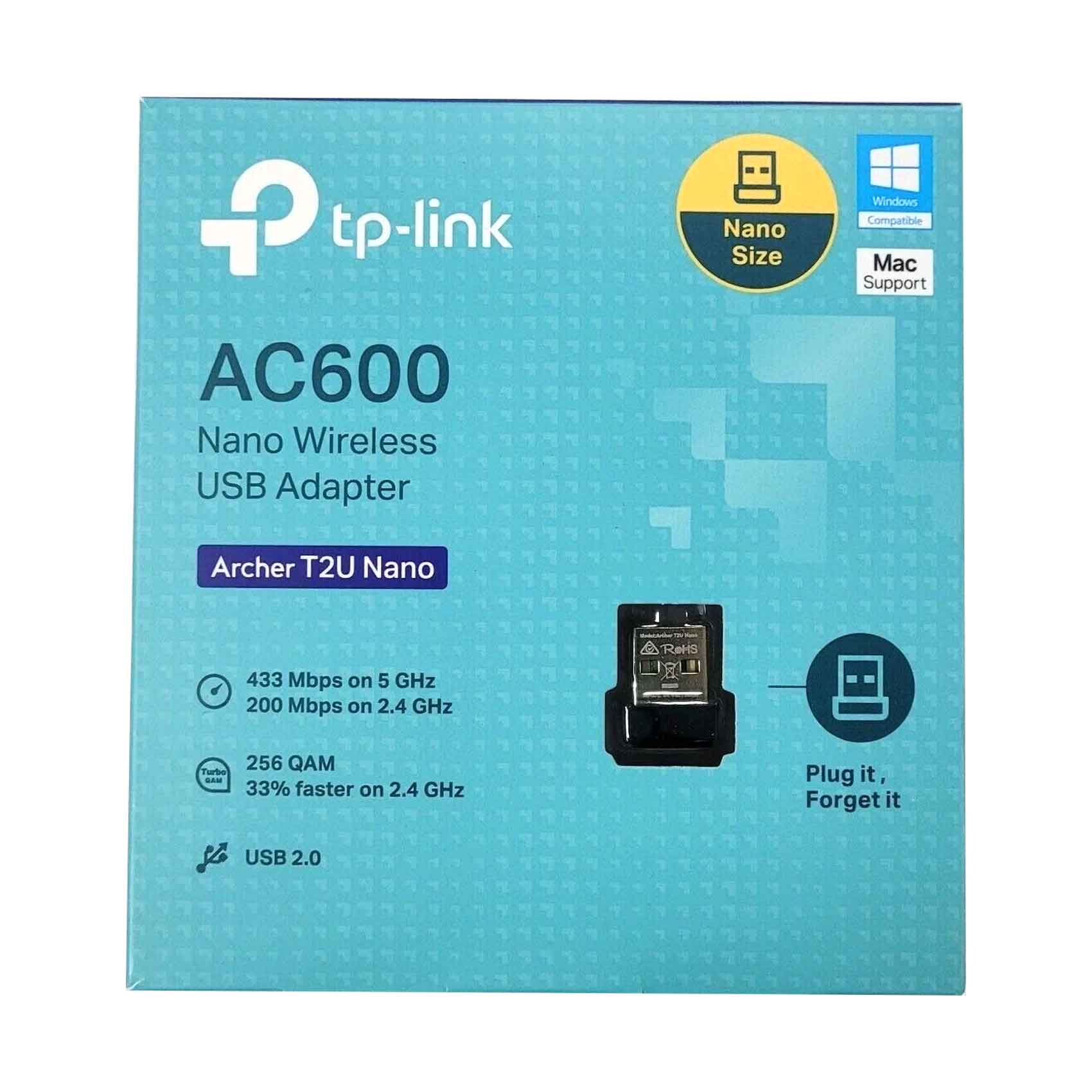 Tp-Link Archer Nano Wireless USB Adapter T2U AC600