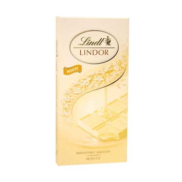 Lindt Lindor White Chocolate, Irresistibly Smooth 100g
