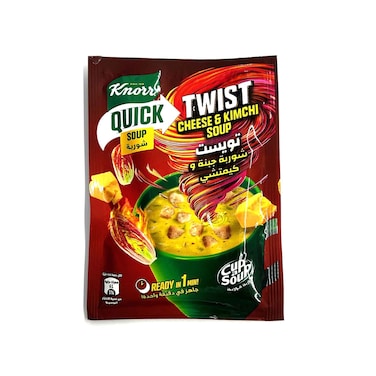 Knorr Quick Soup, Twist Cheese &amp; Kimchi Cup A Soup 18g