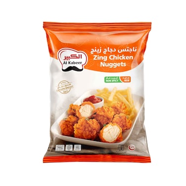 Al Kabeer Frozen Zing Chicken Nuggets Non Spicy 750g