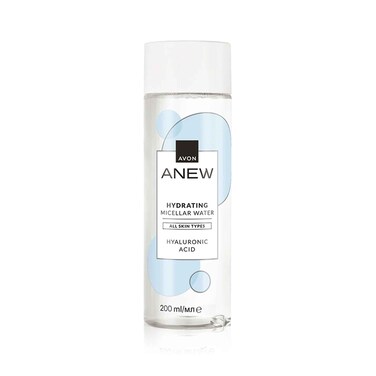 Avon Anew Hydrating Micellar Water Hyaluronic Acid, For All Skin Types 200ml