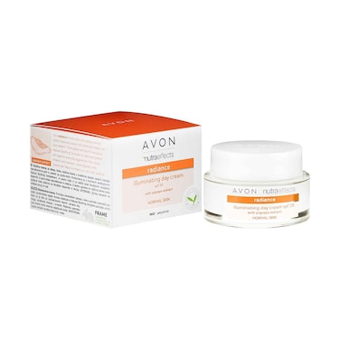 Avon Nutra Effects Radiance Illuminating Day Cream Spf20 With Papaya Extract For Normal Skin 50ml
