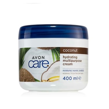 Avon Care Hydrating Multipurpose Cream Coconut For Normal To Extra Dry Skin 400ml