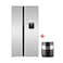 TCL Side By Side Refrigerator P790SBSNWD 790 Liters +WHITE-WESTINGHOUSE AIR FRYER DF7005-GS