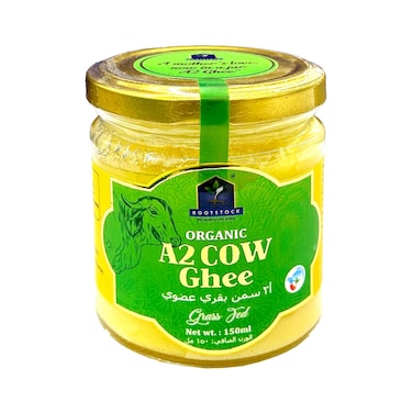 Rootstock Organic A2 Cow Ghee, Grass Fed 150ml