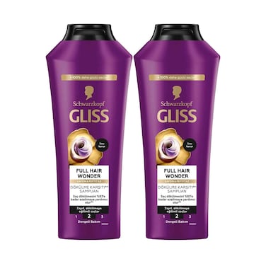 Gliss Full Hair Wonder Shampoo 400mlx2 Pieces