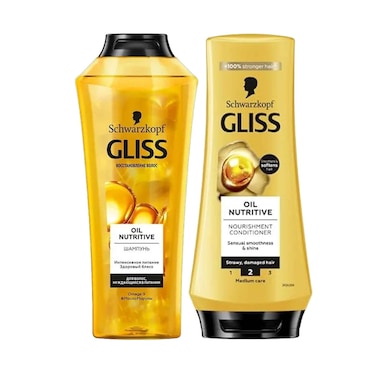 Gliss Oil Nutritive Shampoo 400ml &amp; Conditioner 360ml