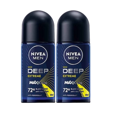 Nivea Anti Perspirant Roll Men Deep Extreme 50mlx2 Pieces