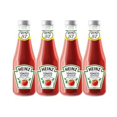 Heinz Tomato Ketchup 295gx4 Pieces