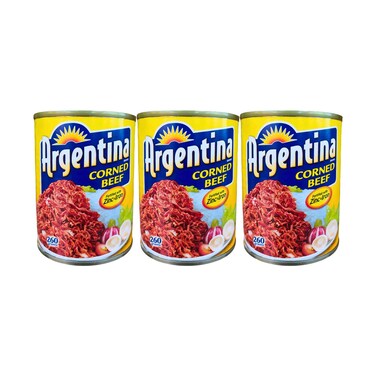 Argentina Corned Beef Halal 260gx3 Pieces