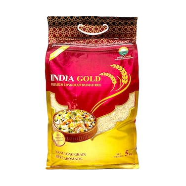 India Gold Premium Long Grain Basmati Rice 5kg