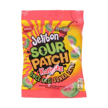 Kent Jelibon Sour Patch Watermelon Soft Candy 80g