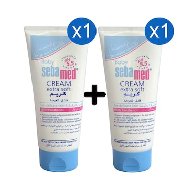 Sebamed Extra Soft For Delicate Skin Baby Cream 200ml + 1 Piece