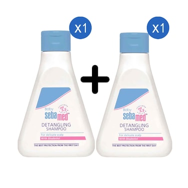 Sebamed Baby Detangling Shampoo With Bisabolol 250ml + 1 Piece