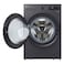 LG Front Load Washing Machine F0Z6DRPK4 Black Washer 15Kg, Dryer 8kg