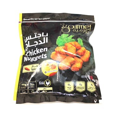 Gourmet Frozen Chicken Nugget Hot &amp; Spicy With Two Special Sauce 750g