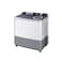 Haier Washing Machine Twin Tub Semi-Automatic HWM105-M186 White 10.5kg