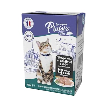 Les Repas Plaisir Chef Cat Food 190g
