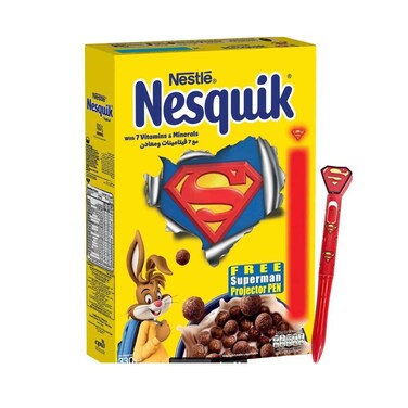 Nestle Nesquik Cereal With Superman Projector Pen 330g