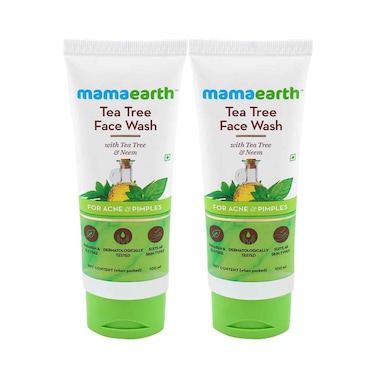 Mamaearth Tea Tree Face wash 100mlx2 Pieces
