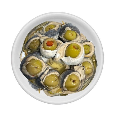 Sardines Rolls Olives In Oil