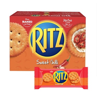 بسكويت ريتز بالفلفل الحلو الحار 39.5 جرام × 8 قطع