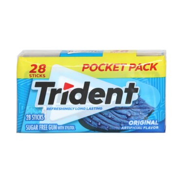 Trident Original Sugar Free Gum 1.8gx28 Pieces