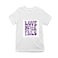 La Collection Cotton Knitted Ladies T-Shirt White Assorted