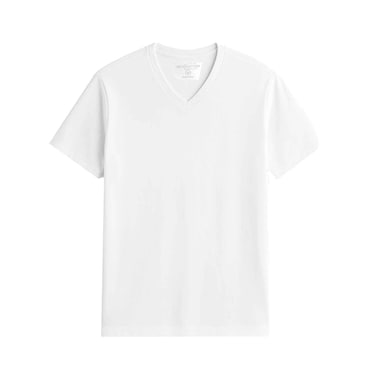 La Collection Cotton Knitted Men's T-shirt White Assorted