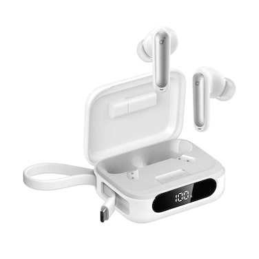 سماعات أنكر ساوندكور P41i اللاسلكية بالكامل مع خاصية إلغاء الضوضاء – أبيض