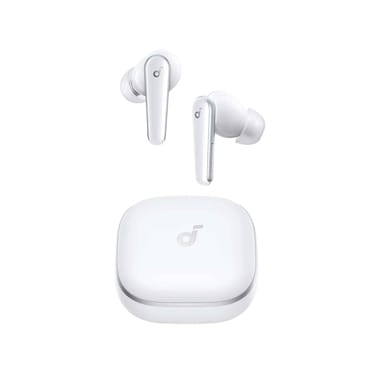 سماعات أنكر ساوندكور ليبرتي 5 اللاسلكية بالكامل مع خاصية إلغاء الضوضاء – أبيض