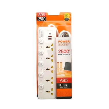 Home Sweet Home Power Socket 2M 5 Way