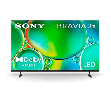 تلفزيون سوني الذكي BRAVIA 2 II بمعالج 4K X1 بدقة 4K فائقة الوضوح ونطاق ديناميكي عالي K-43S20M2 مقاس 43 بوصة بنظام Google TV