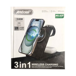 Andowl 3 in 1 Wirelss Charging 20 Watts