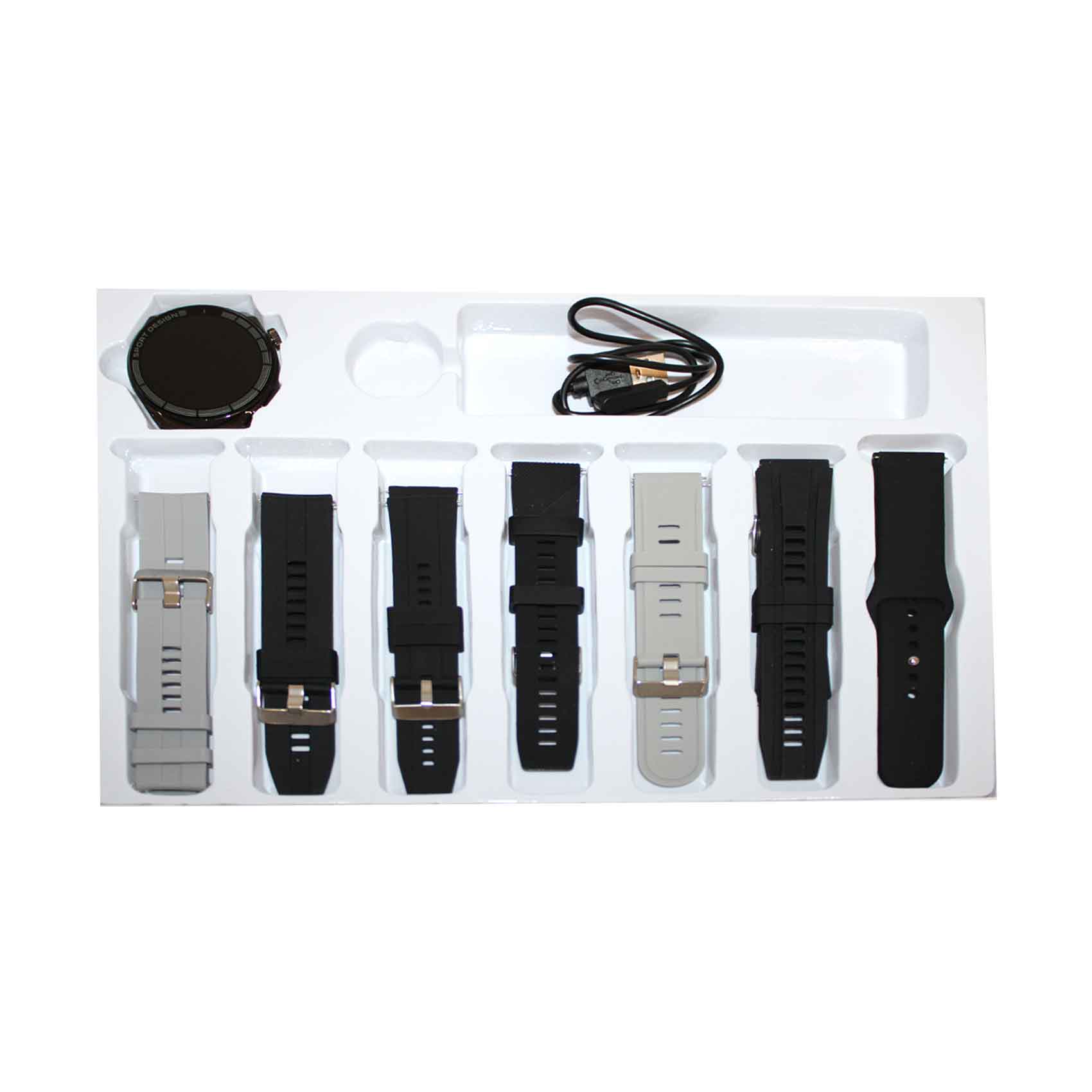 Andowl Smart Watch With 7 Pairs of Straps