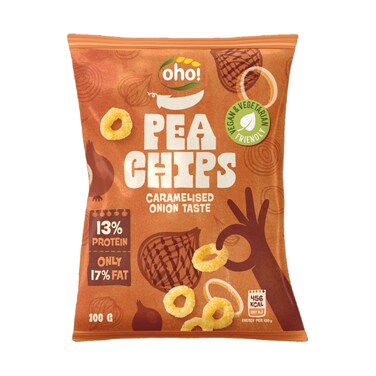 Oho Caramelized onion Pea chips 100g