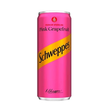 Schweppes Premium Sparkling Drink Pink Grapefruit 253ml