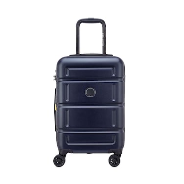 حقيبة سفر صلبة دلسي كاميليا بعجلات 4 لون كحلي 55 سم