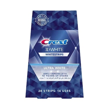 Crest 3D Ultra White Strips 28 Strips 14 Uses