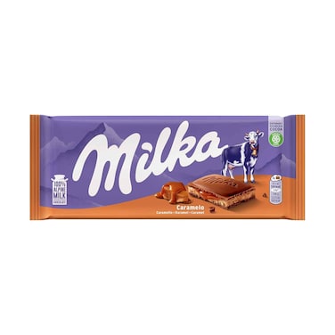 Milka Caramel Milk Chocolate 95g