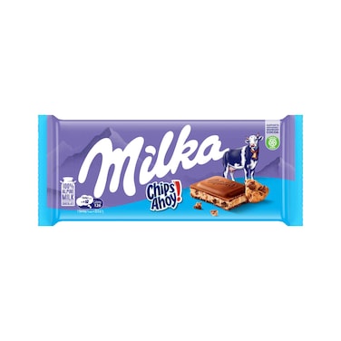 ميلكا شيبس أهوي لوح شوكولاتة 90 جرام