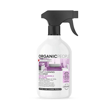 Organic People Toilet Cleaning Eco Spray Rhubarb &amp; Wild Sorrel 500ml