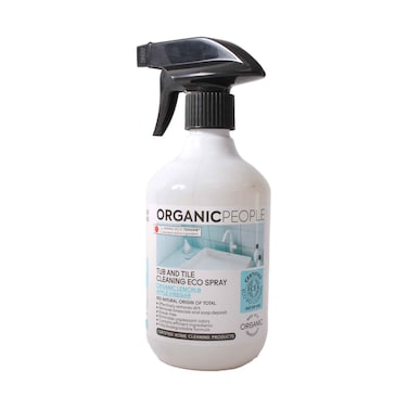 Organic People Tub And Tile Cleaning Eco Spray Lemon &amp; Apple Vinegar 500ml